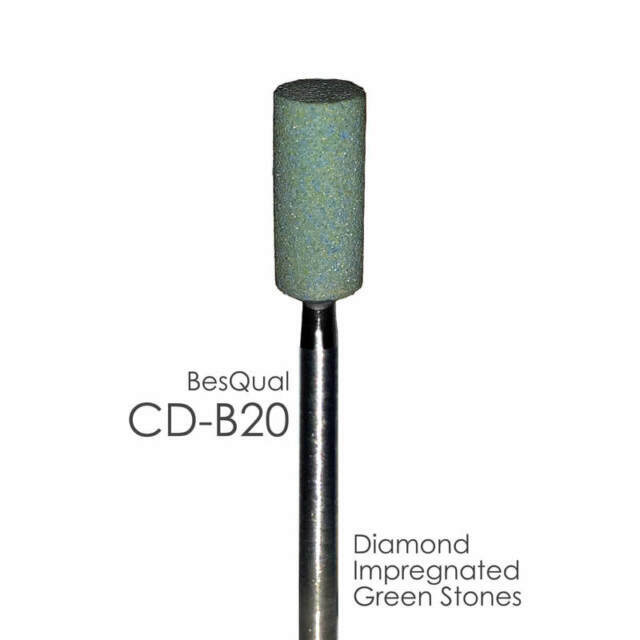 Zirconia – Diamond Impregnated Green Mounted Stones – All Sizes