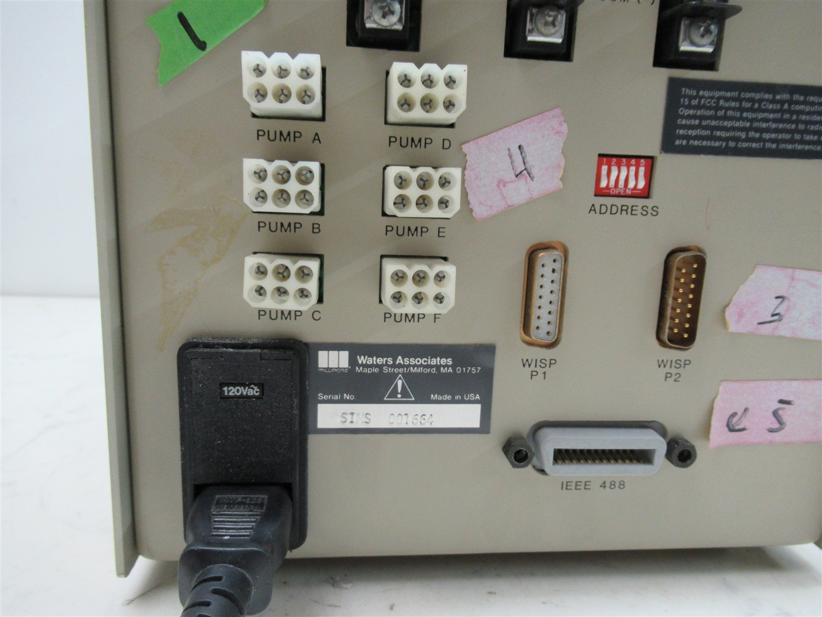 Millipore Waters System Interface Module SIM Laboratory Pump Unit