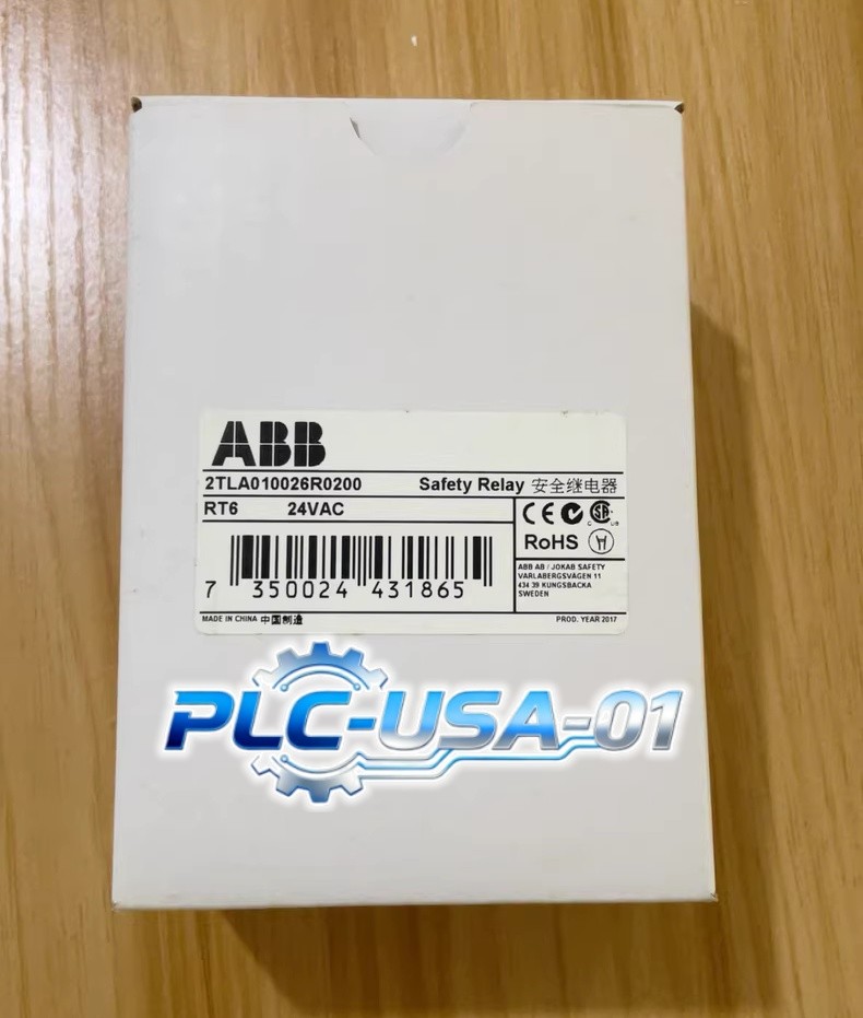 1PCS Brand New ABB 2TLA010026R0200 RT6 24VAC Safety Relay Fast delivery