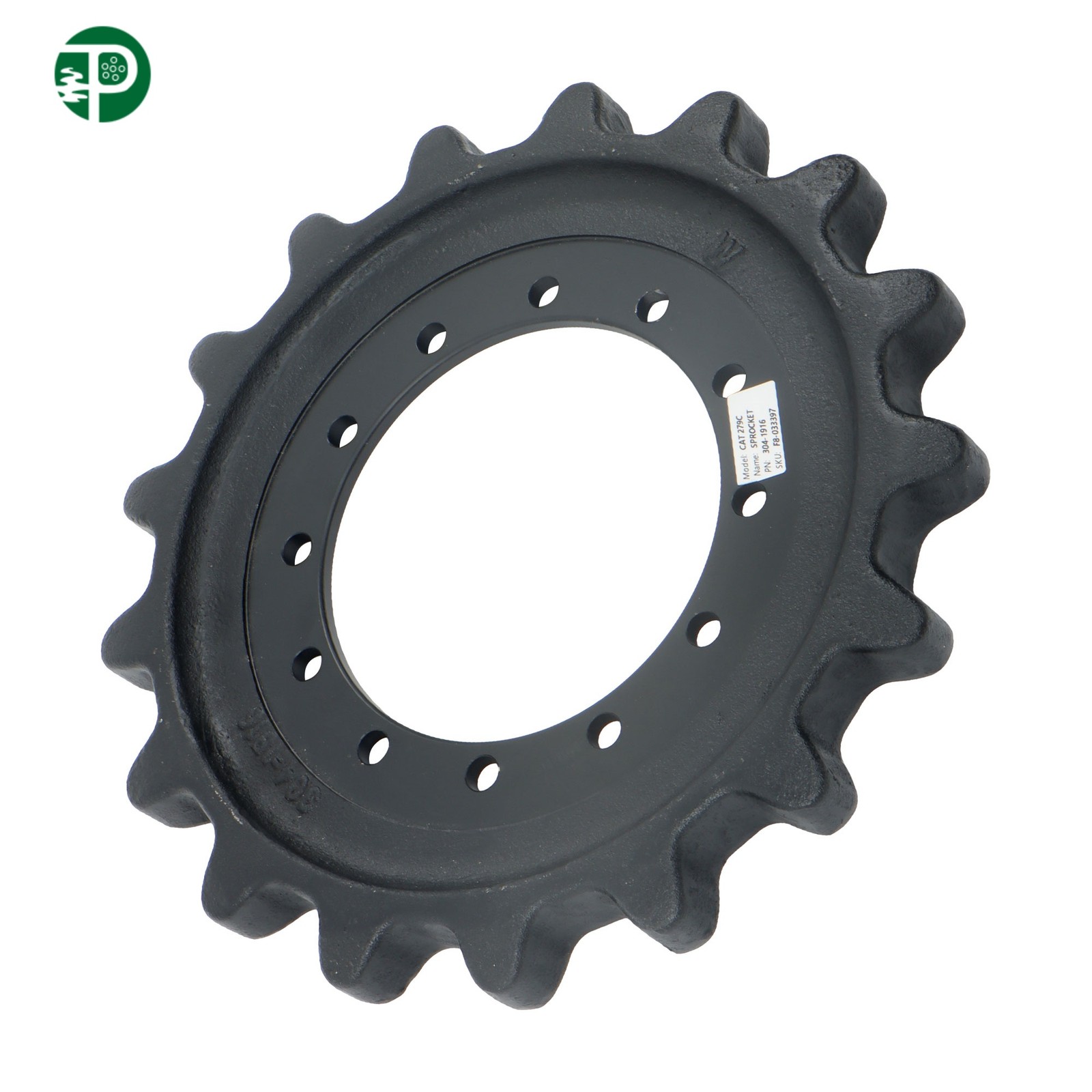 304-1916 Sprocket For CAT 279C 279D 289C 289D 299C 299D 12 Holes 17 Teeth