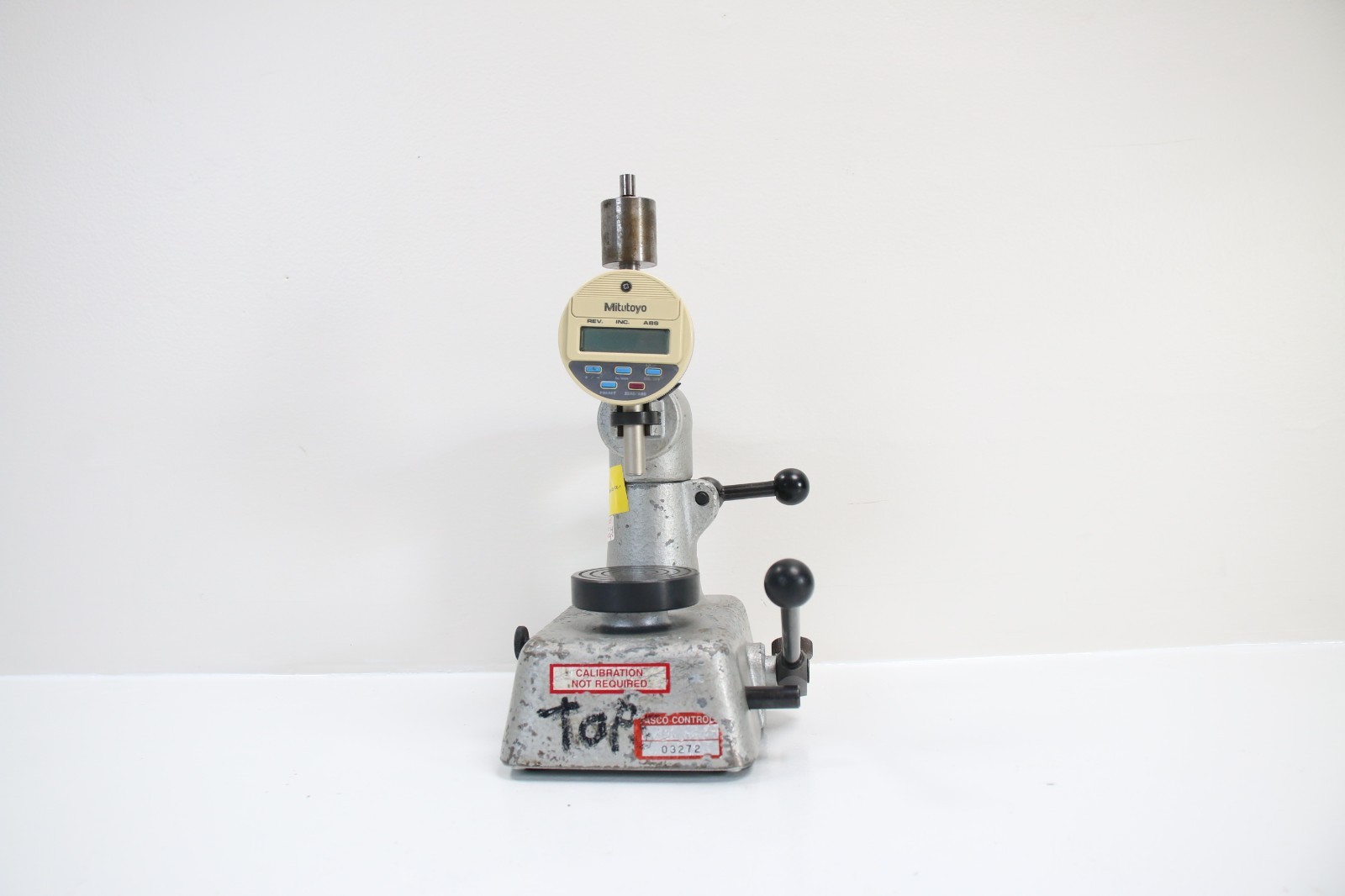 Diatest Mechanical Indicator Checking Stand MST58 with Mitutoyo Digital Gage #2