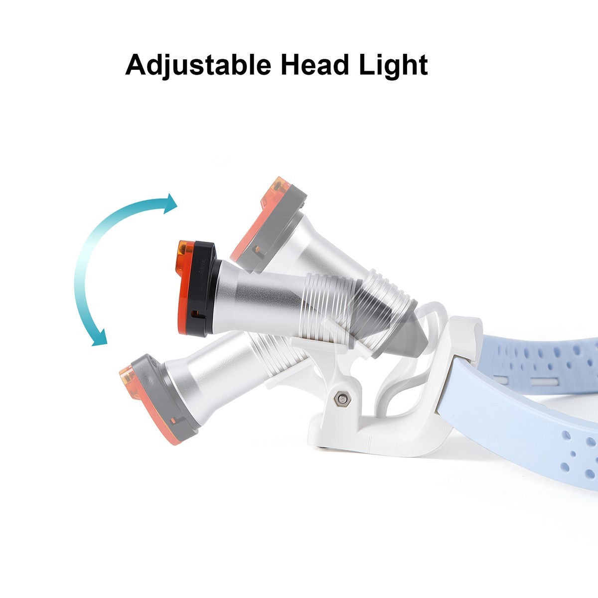 Dental LED Headlamp Cordless Laboratory 5W Surgical Head Light 15000-40000lux