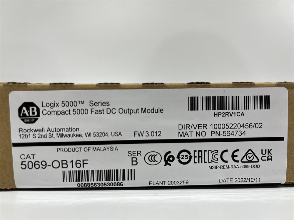 New Sealed Allen Bradley 5069-OB16F 5069 Compact I/O 24V DC Output US Free Tax