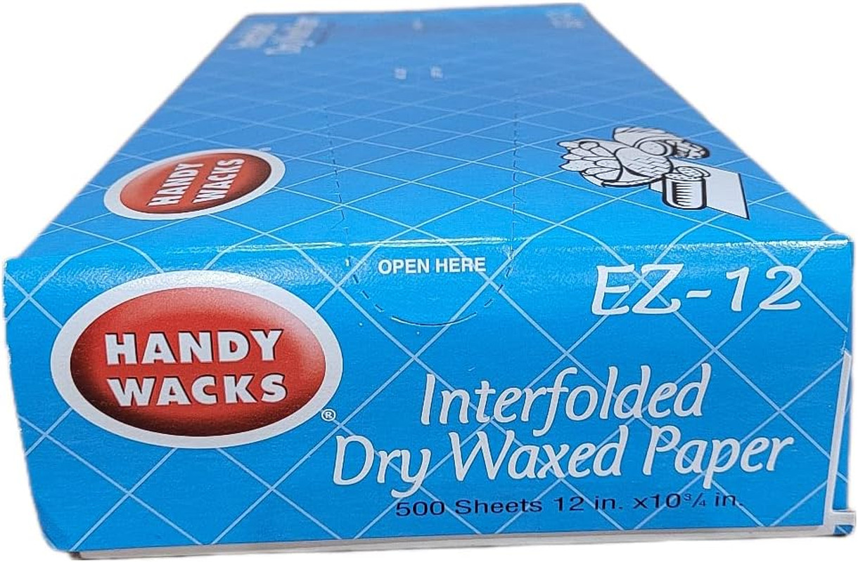 12″ x 10-3/4″ Waxed Deli Paper Sheets Food Wrap Sandwich Basket Liner