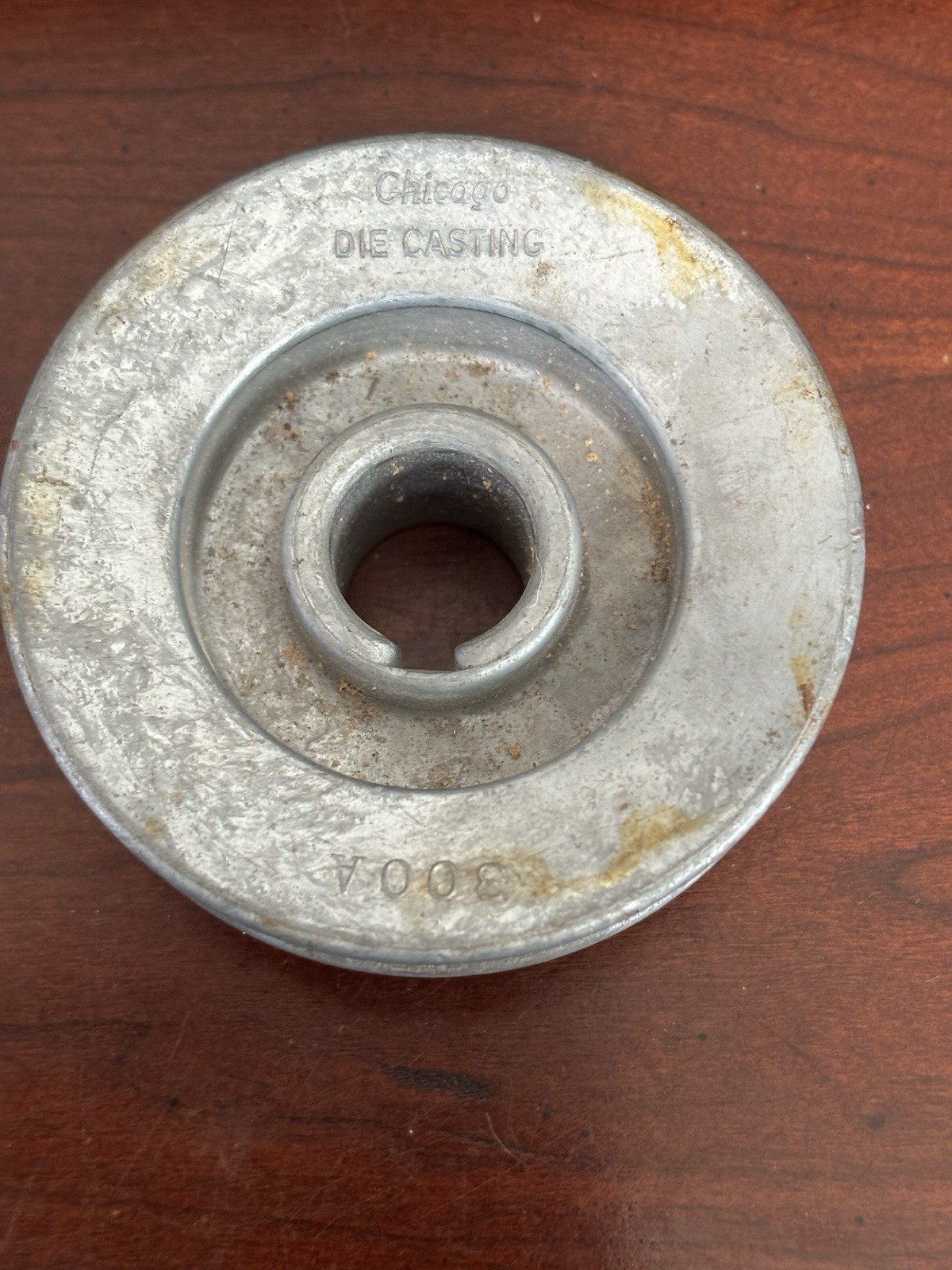 Chicago Die Casting 300A Single V-Grooved Pulley-Aluminum-3/4″bore-3″diam.