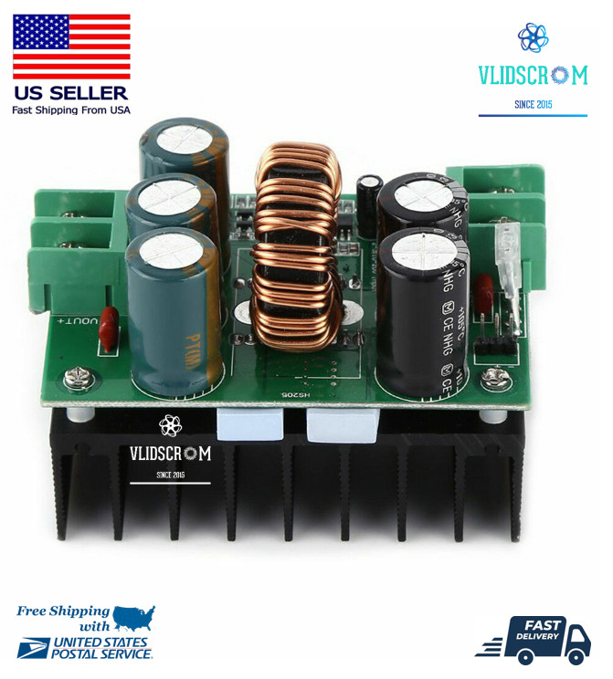 1200W 20A CC CV DC Boost Converter 8V-60V 12V-80V Current High Power Supply