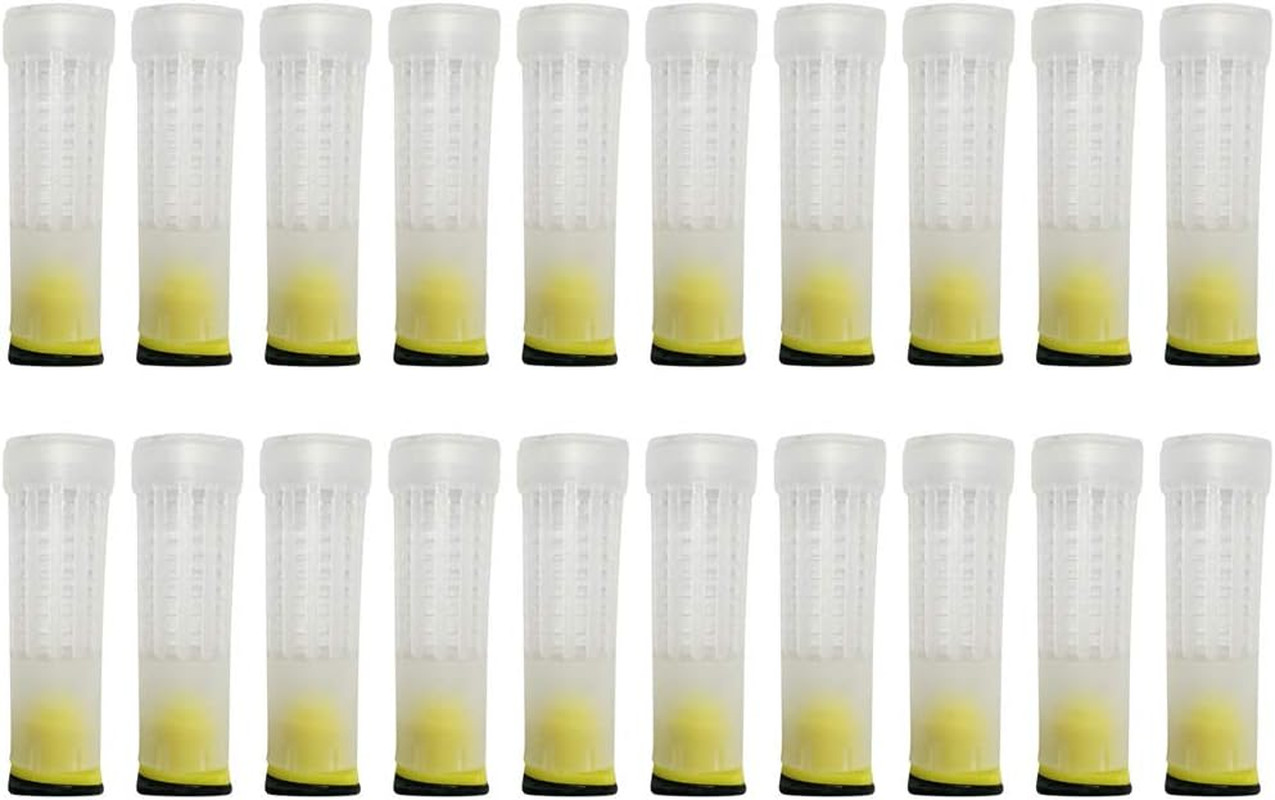 Beekeeping Rearing Cup Kit—Queen Bee Roller Cage 20Pcs Equipment Insects Tools Q