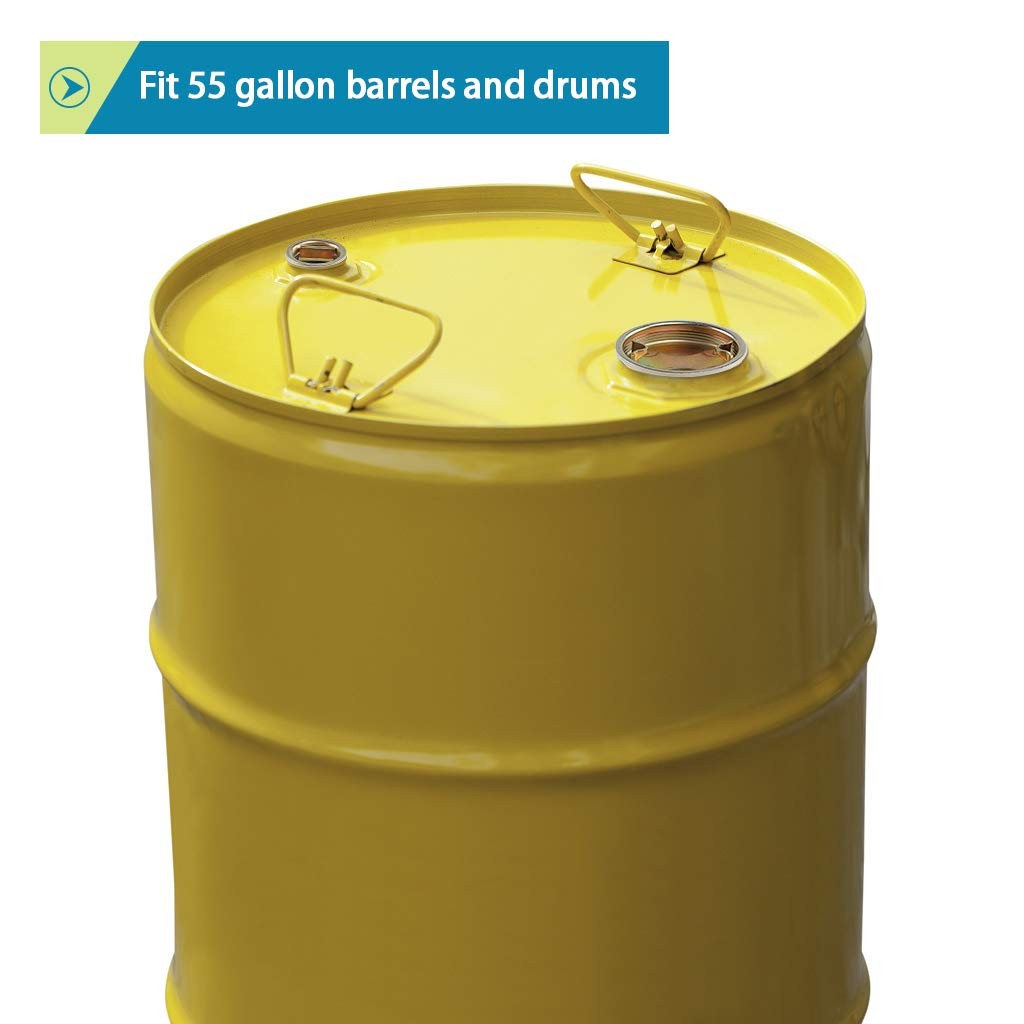 Steel Drum Bung Plug Caps for 55 Gallon Barrels Pack of 8