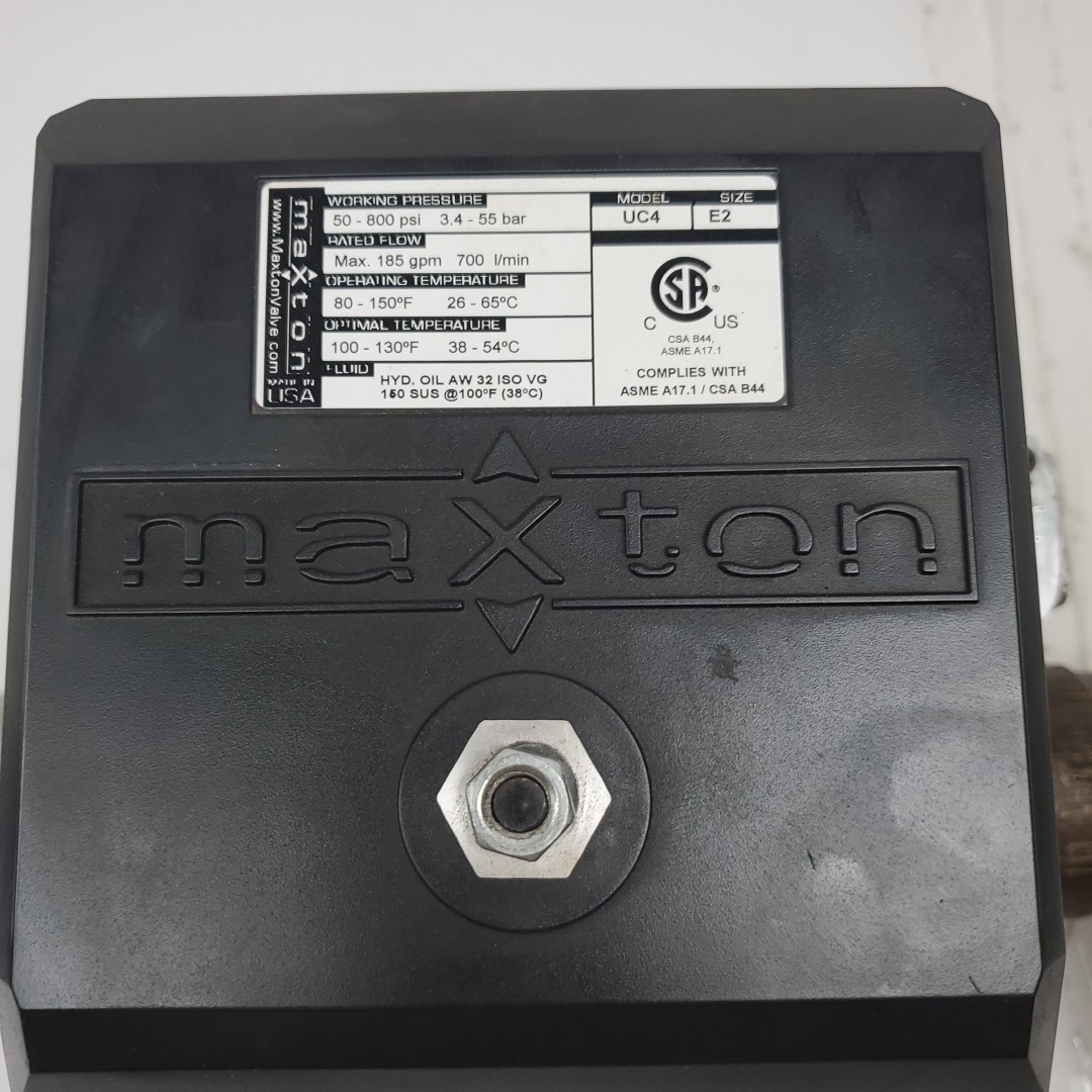 Maxton UC4-STD E2 Hydraulic Control Valve 50-800 PSI 3.4-55 bar 700 L/min