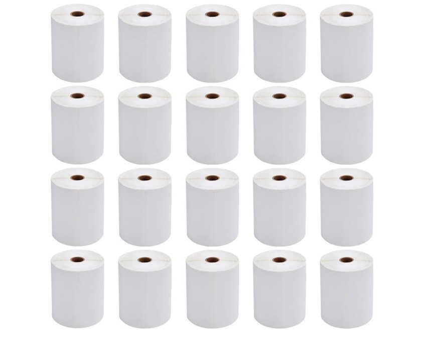 20 Rolls 4×6 Direct Thermal Shipping Labels, 250/Roll, Total 5000 Labels.