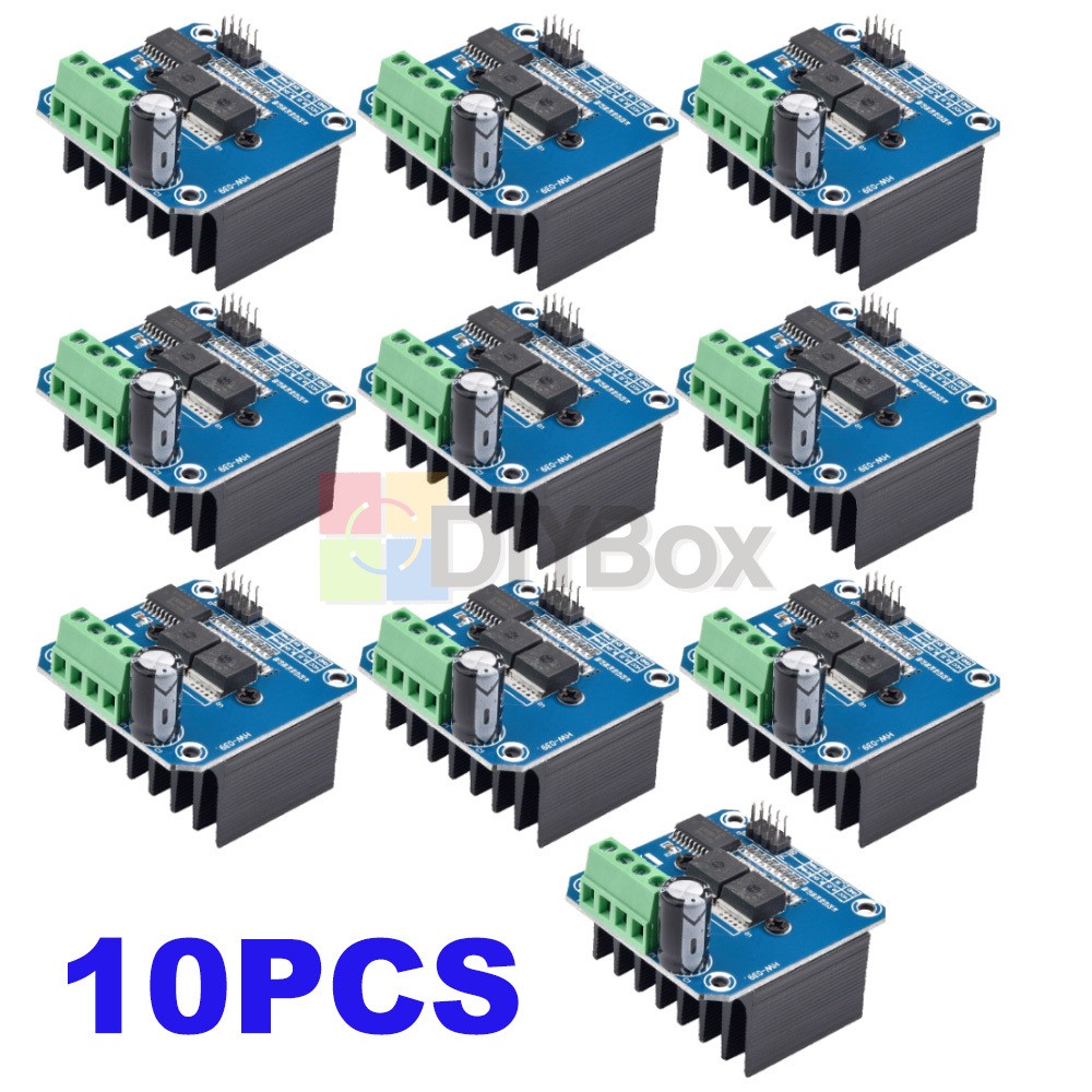 10PCS Double BTS7960B DC 43A Stepper Motor Driver H-Bridge PWM For Arduino