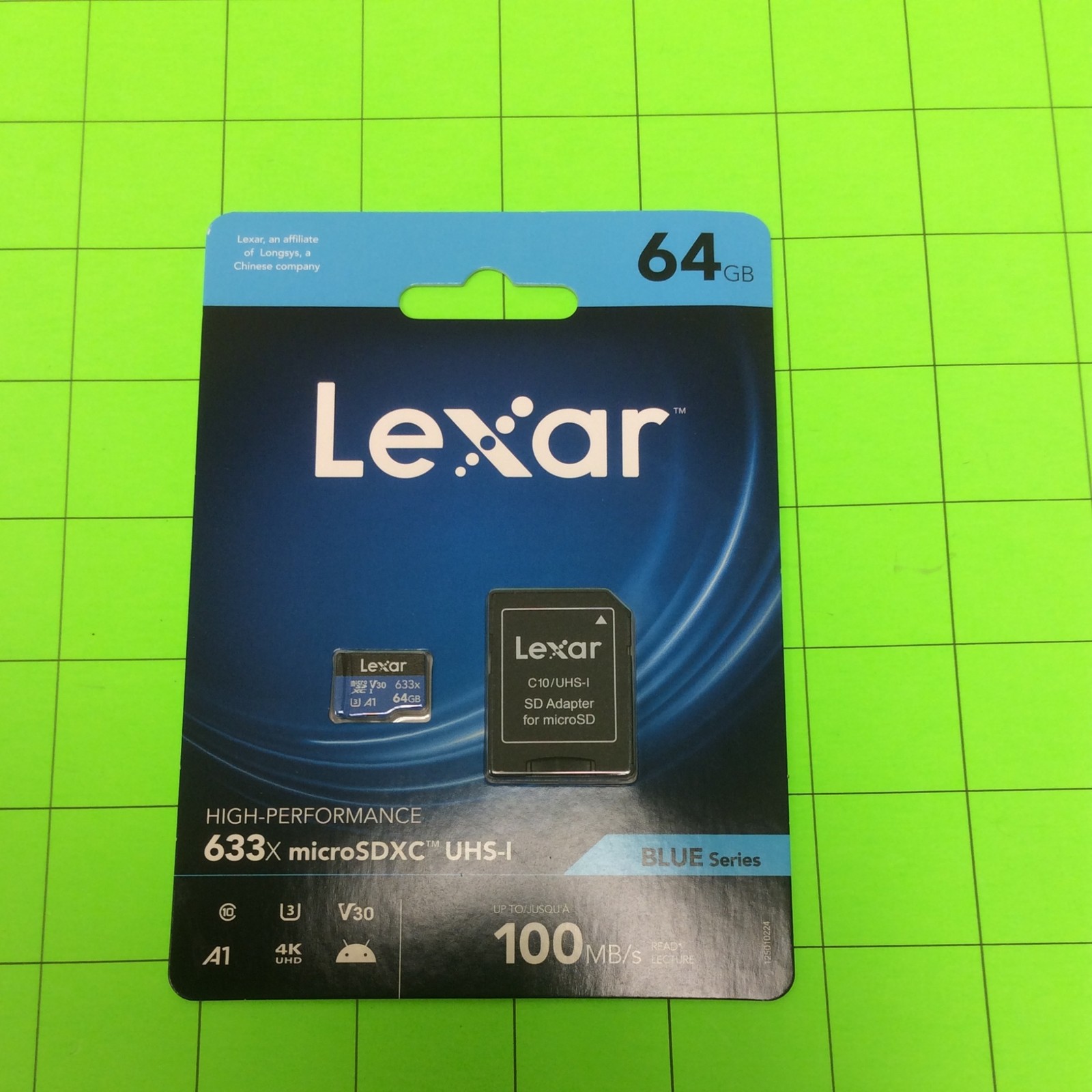 64GB 633X Microsdxc UHS-I Micro SD Memory LSDMI64GBBNL633A Lexar