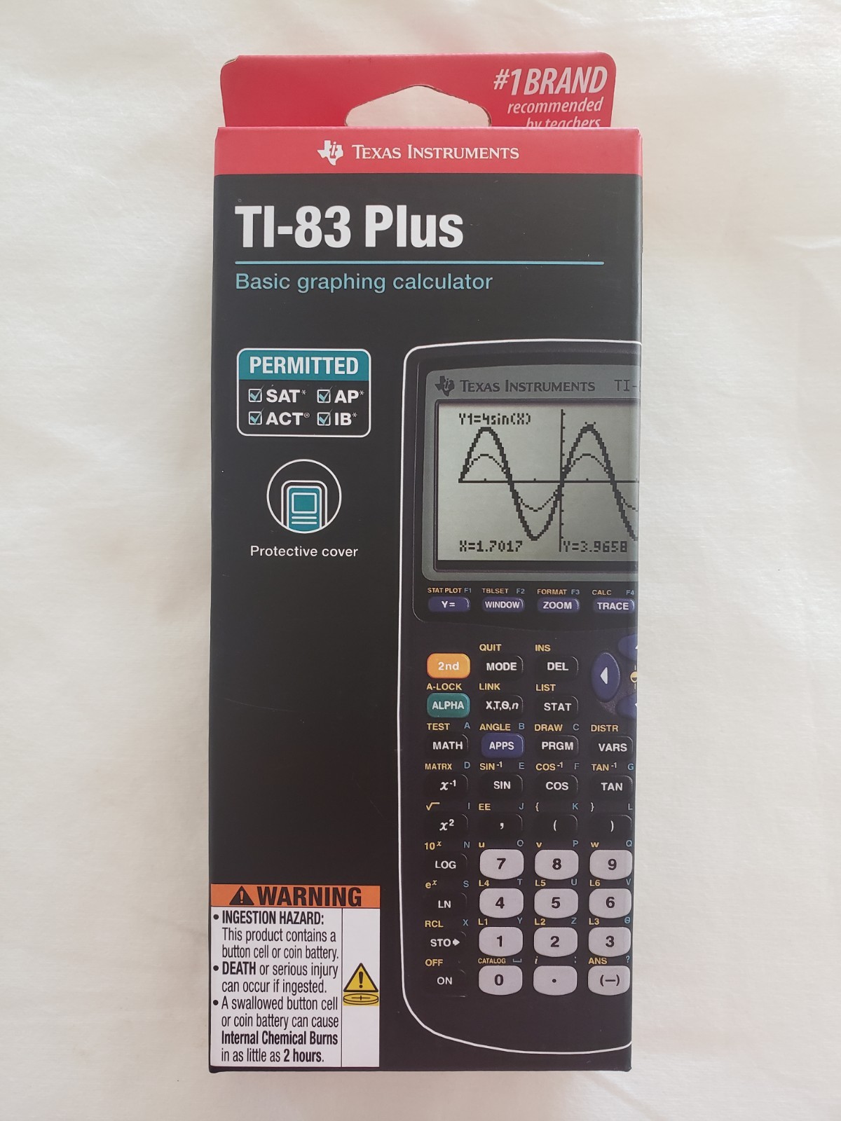 New Texas Instruments TI-83 Plus Graphing Calculator