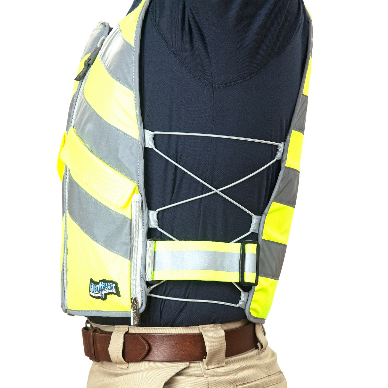 FlexiFreeze Ice Vest Pro Series – Personal Cooling Heat Relief (Hi-Vis)