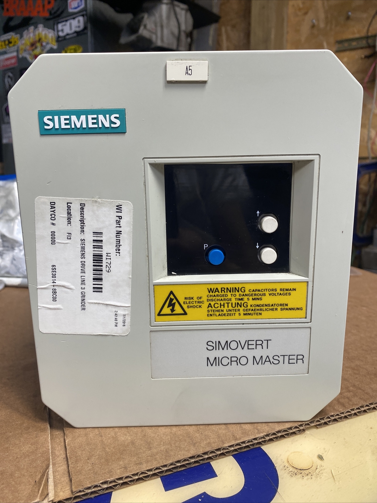 SIEMENS 6SE3014-8BC00 SIMOVERT MICROMASTER DRIVE 1.5HP 1100W 230V FAST SHIPPING