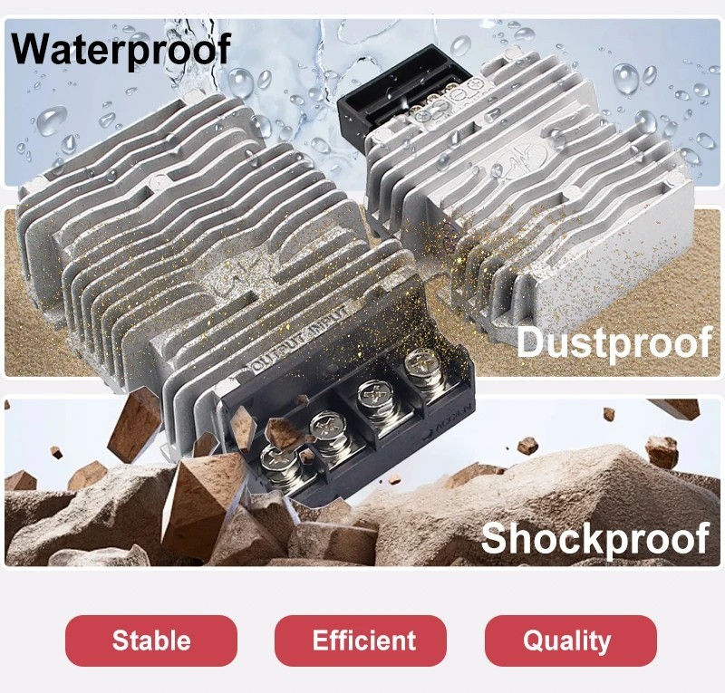 DC DC Battery Charger 8-36V to 12.6V 13.8V 14.5V 16.8V 10A Durable Stable Tool