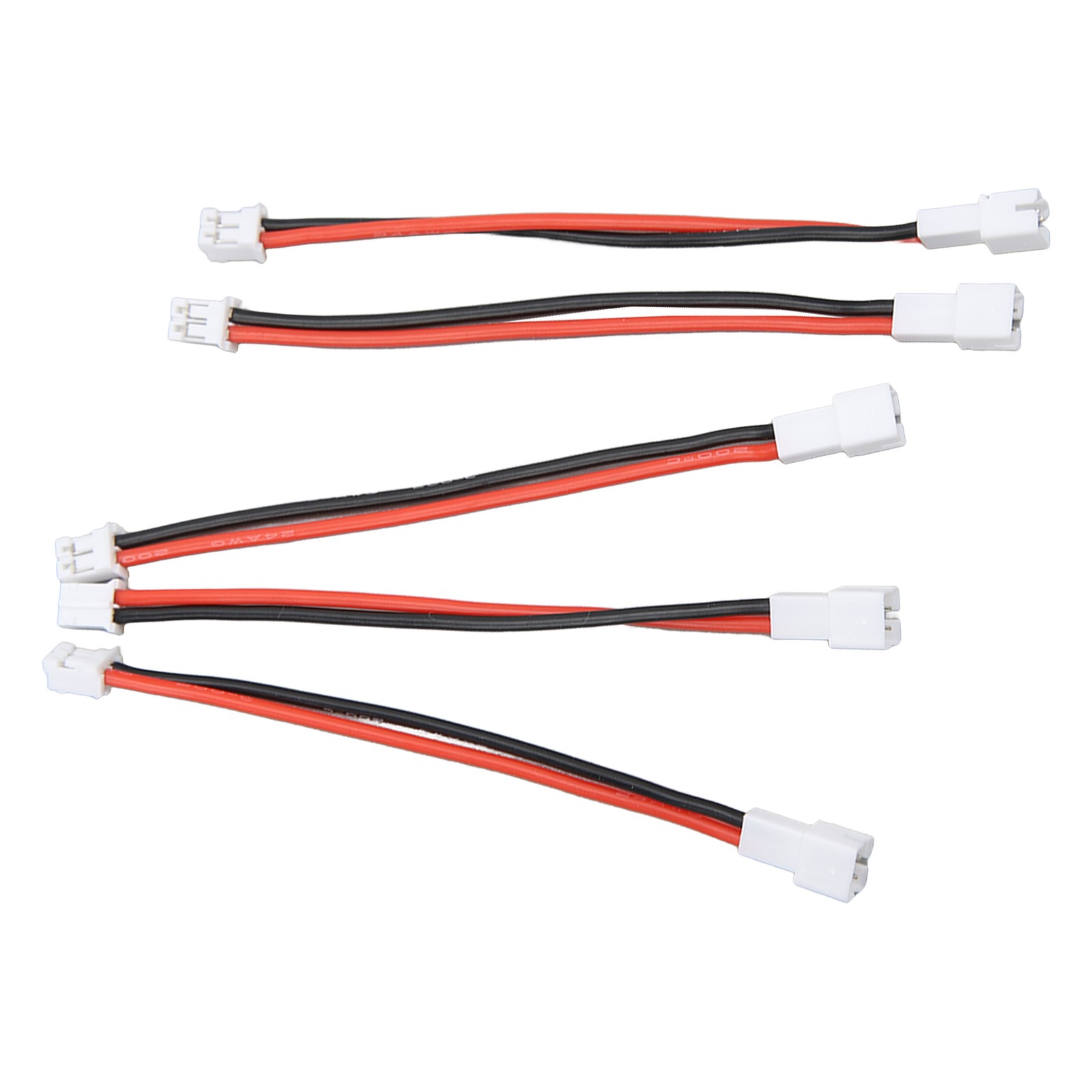 5Pcs PH2.0 2P Battery Adapter Cable For Axial SCX24 1/24 (3.6in)