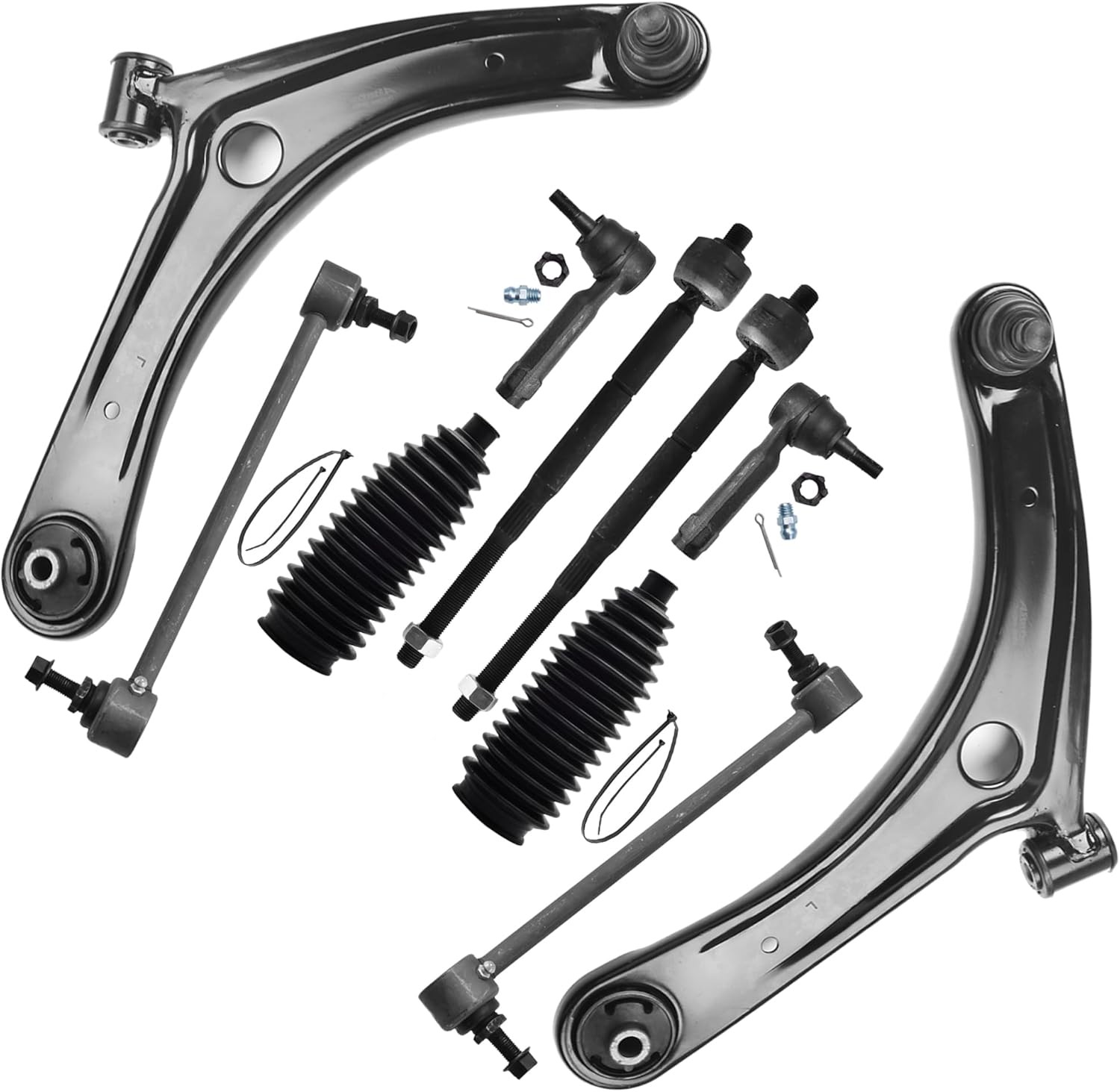 10Pcs Suspension Kit for 2007-2017 Jeep Compass for Jeep Patriot Dodge Caliber