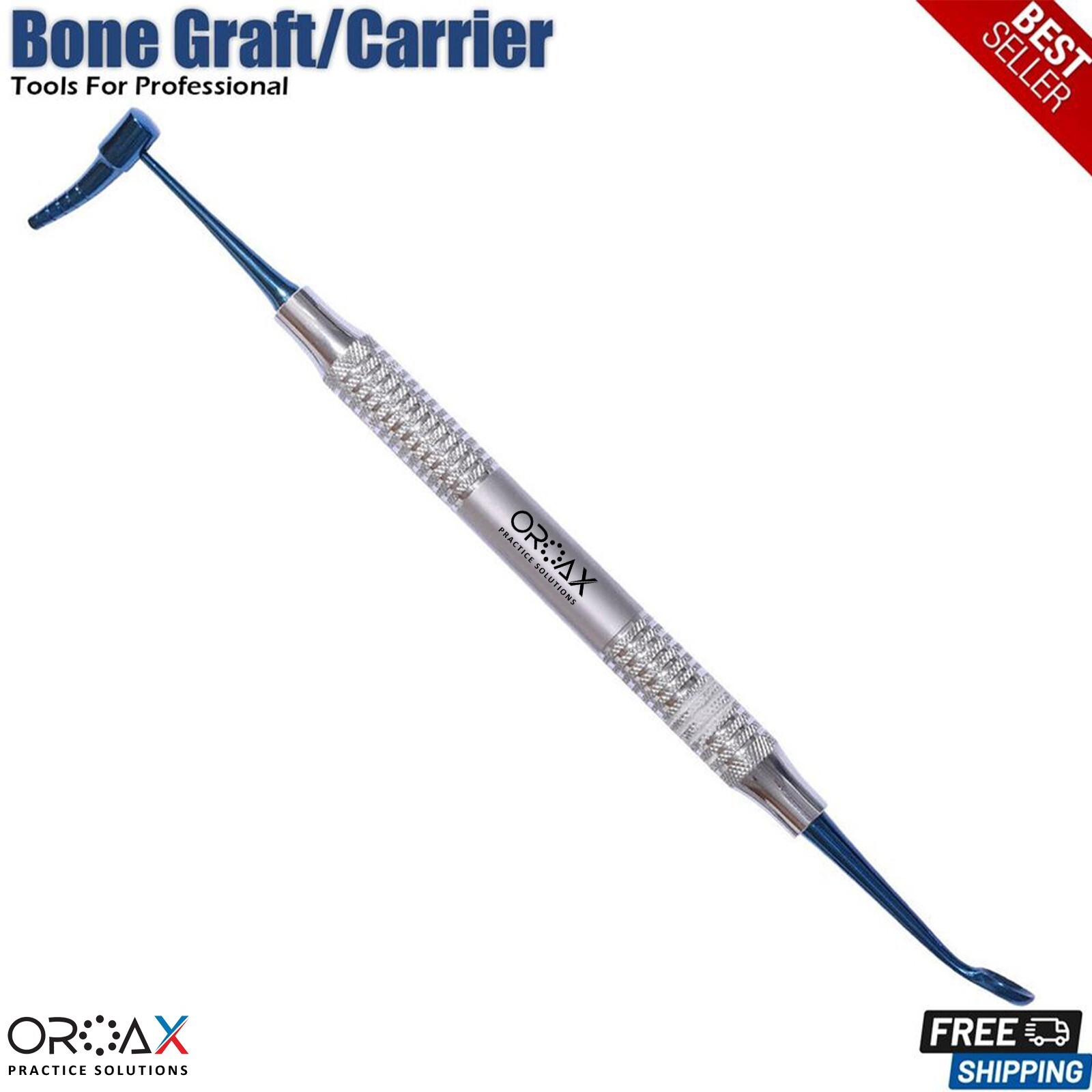 Bone Graft Carrier & Amalgam Plugger Blue Tips – Dental Implant Periotome
