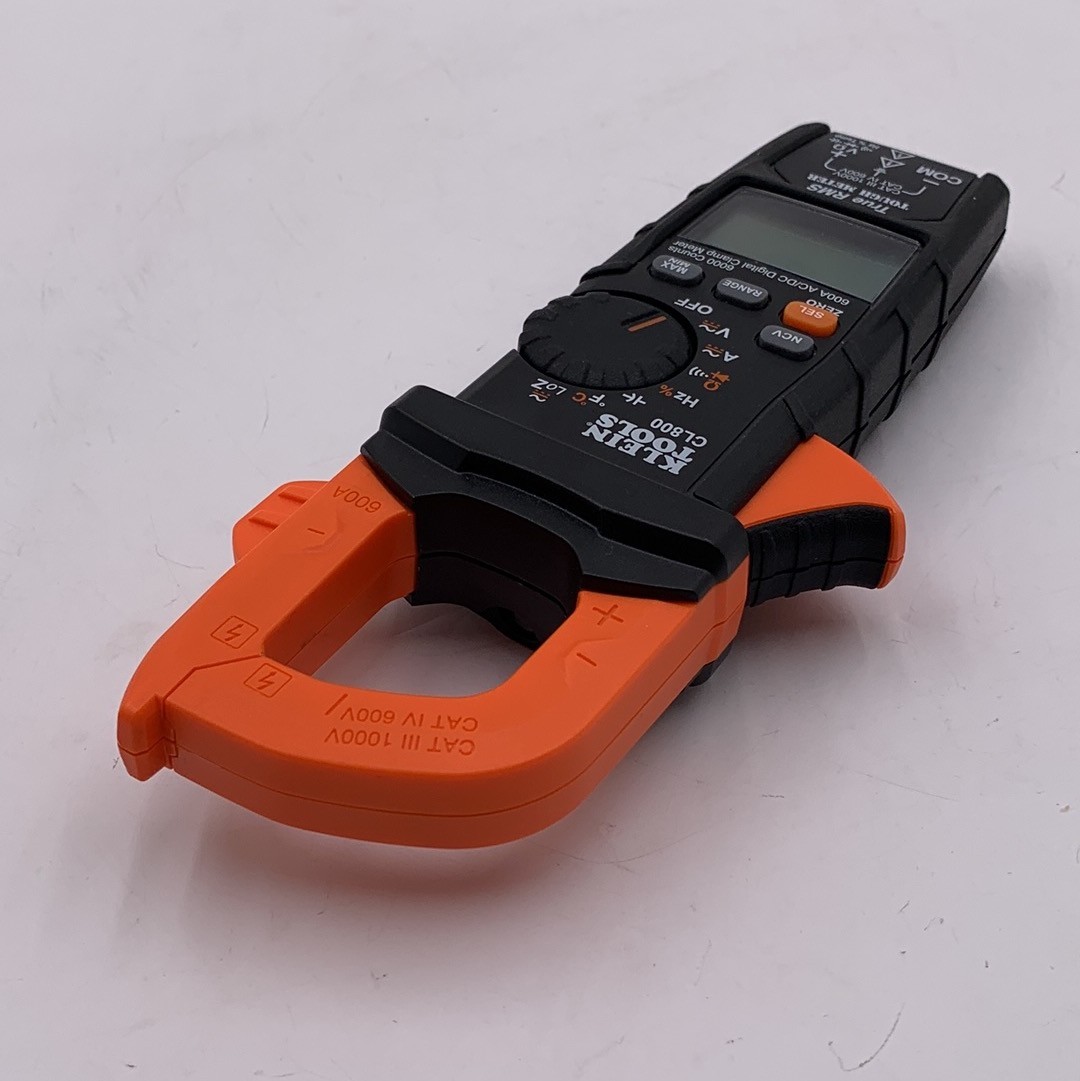 Klein Tools CL800 Digital Clamp Meter, Auto Ranging TRMS, AC/DC Volt/Current