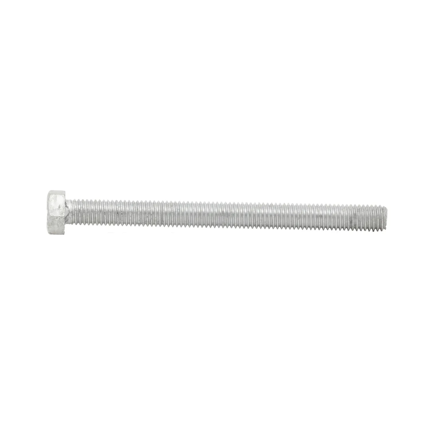 1/2″-13 x 6″ Hot Dipped Galvanized Hex Bolt w/Nuts, Grade A, Full Thread, Qty 25
