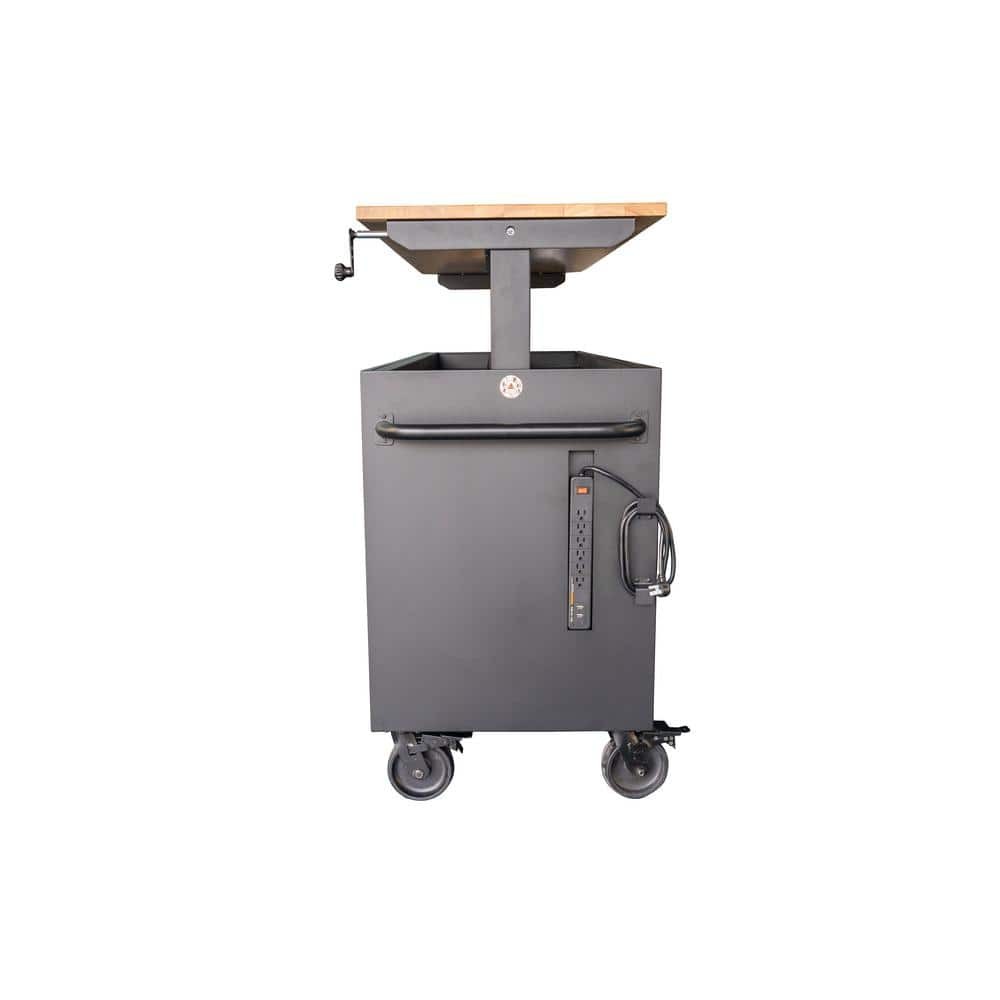 72 In. W X 24 In. D Heavy Duty 18-Drawer Mobile Workbench Cabinet with Adjustabl