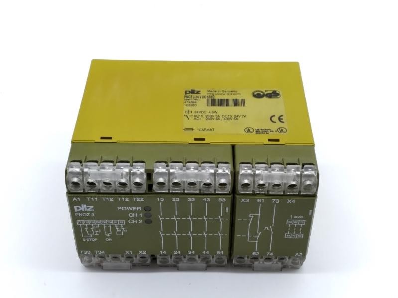 Pilz 474894/ PNOZ3 24VDC 5S10 Safety Relay, 24VDC Coil