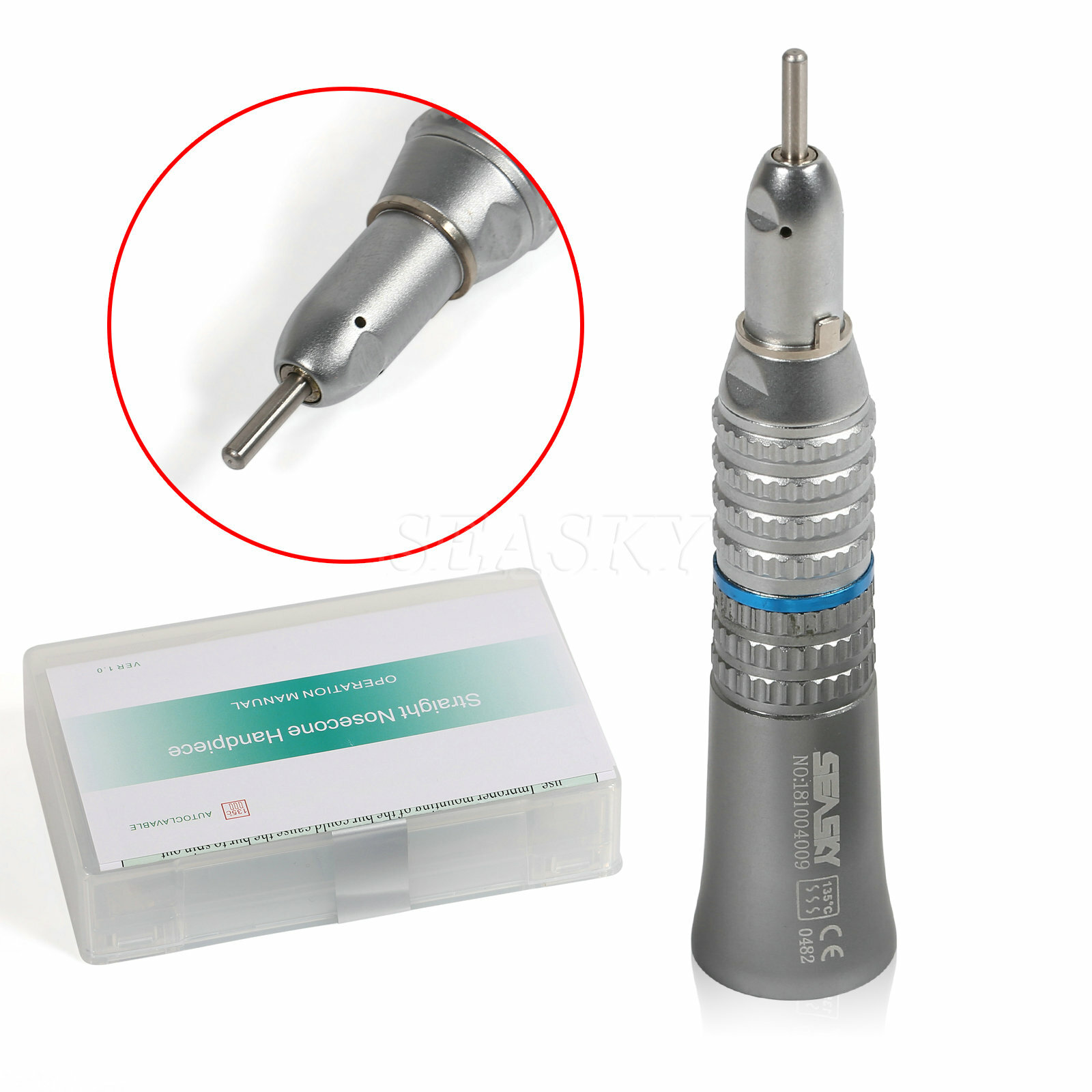 5x NSK style Dental Slow Low Speed straight Handpiece E-type connector skysea yp