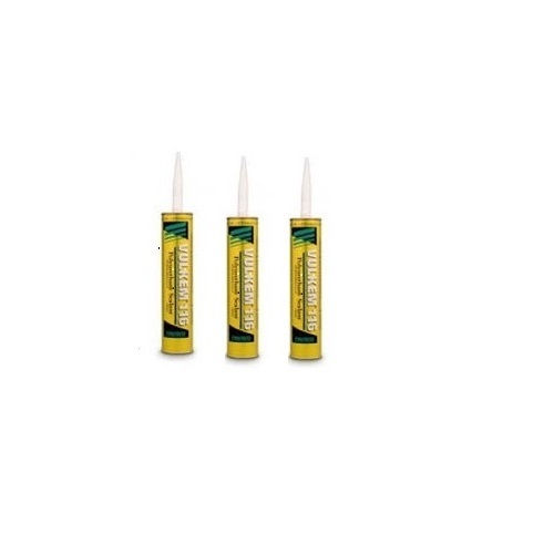 Tremco Vulkem 116 Gray Polyurethane Sealant – 10.1 oz Cartridge – 3 Pack