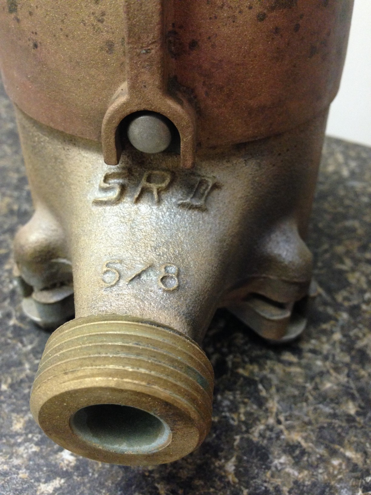 Sensus SRII 5/8″ Brass Water Meter Used – Includes Cover, Readable Face