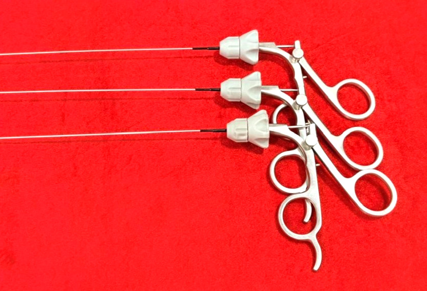 Hysteroscopy Semi Rigid Rotatable Biopsy 5fr 40cm SS Best Quality Reusable-3pc