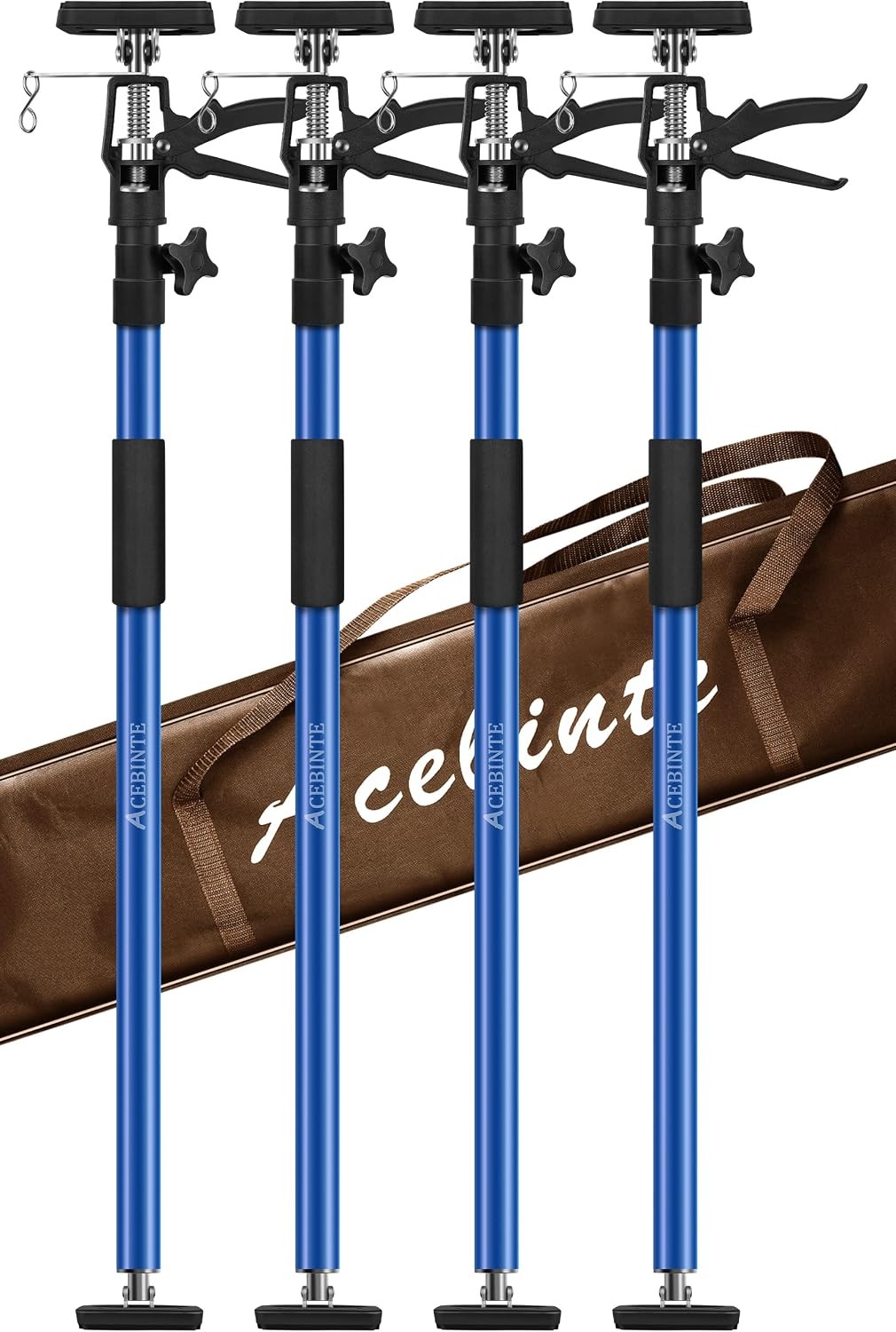 4PK Support Pole,Steel Telescopic Quick Adjustable 3rd Hand Support System