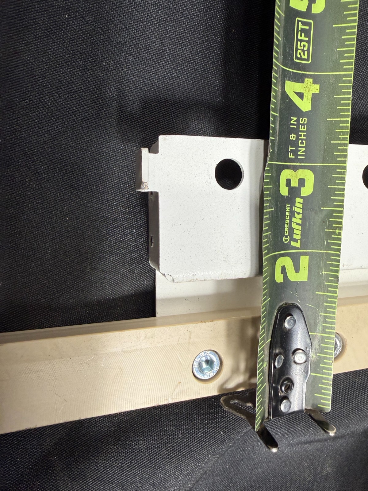 Bosch Rexroth Conveyor Sensor Mounting Track Rail Assembly With Brackets Used