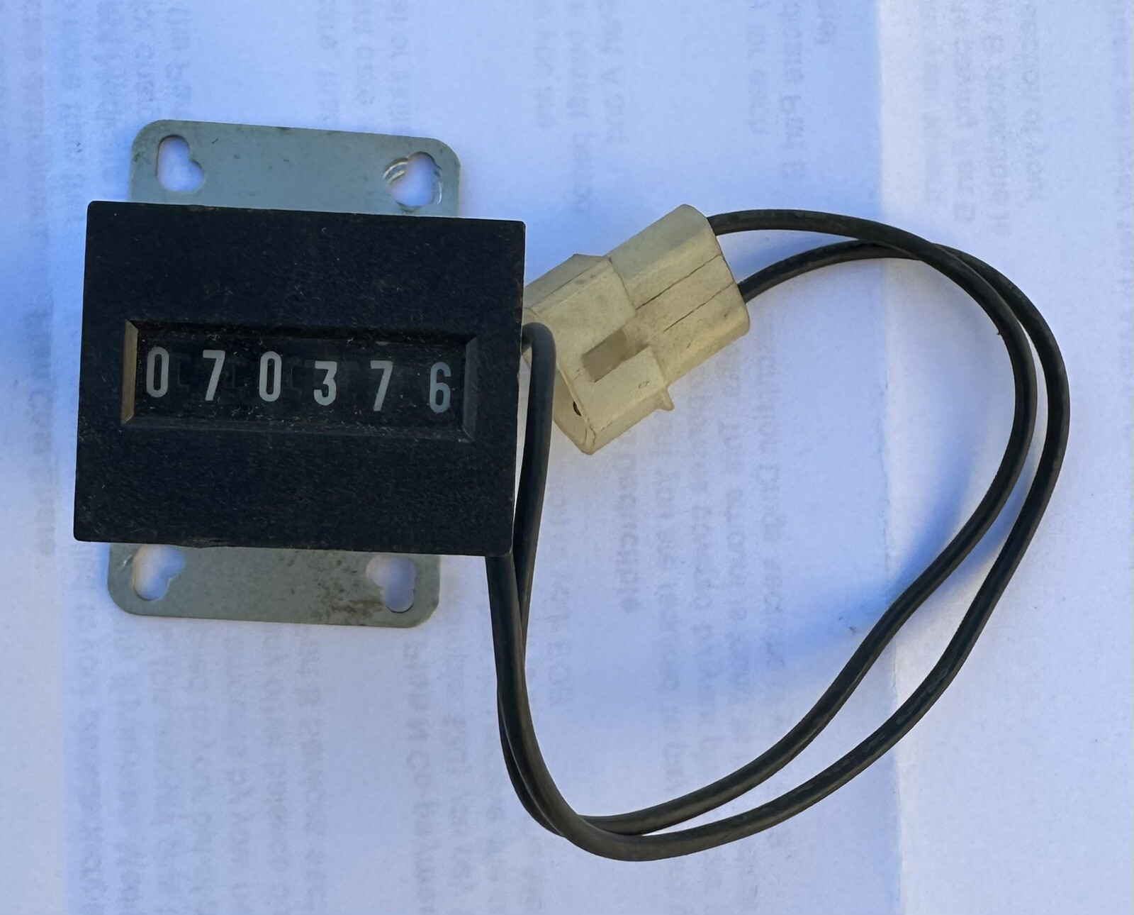 KEP KE610 24VDC Non Resettable Analog Mechanical Impulse Counter Vending Pinball