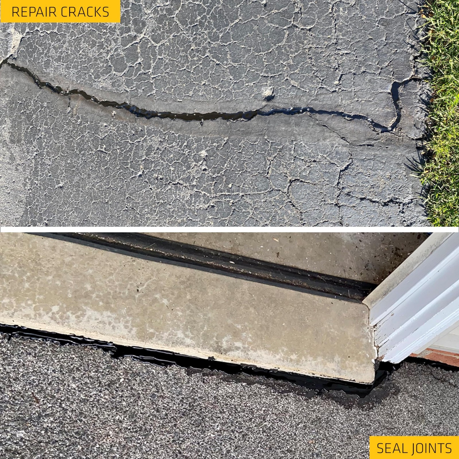 Self-Leveling Asphalt Sealant – Black Hybrid Crack Filler for Driveways & Paveme