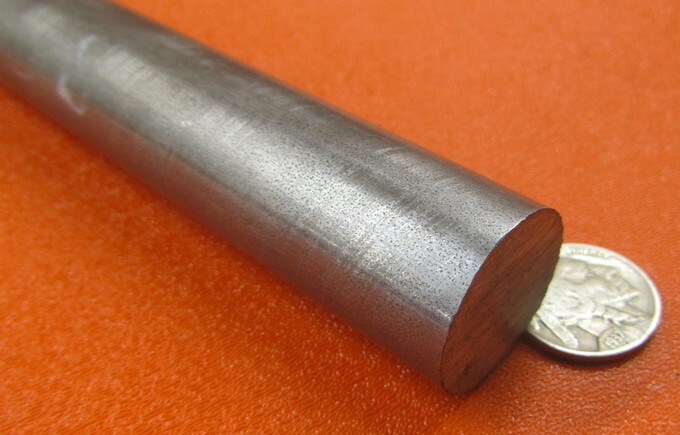 12L14 Steel Unpolished Rod Round Bar, 1.00″ Dia x 4 Foot Length
