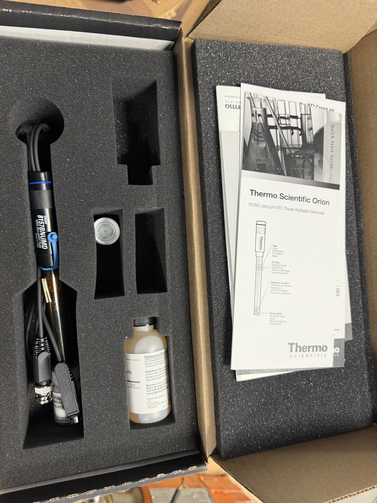 Thermo Orion Star A215 pH Meter W/8157BNUMD pH/Triode Probe 013005MD ELECTRODE