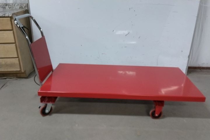 Dayton 4ZC18K 1,000 Lb Load Capacity Manual Mobile Scissor-Lift Table