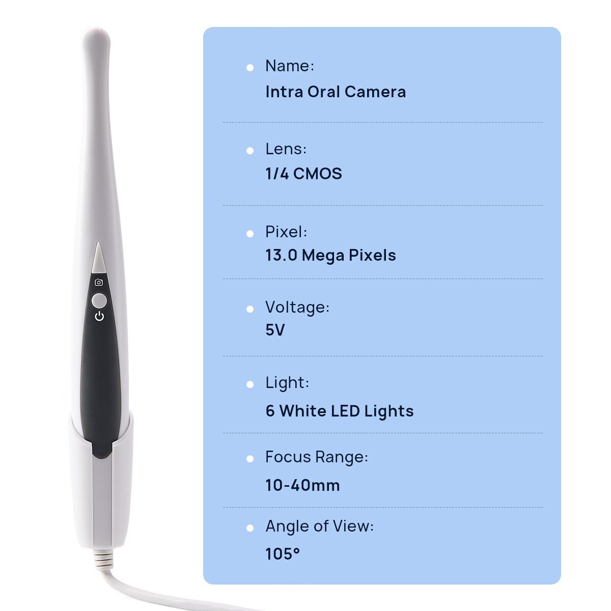 AZDENT Dental Intraoral Camera USB Digital Imaging HD Camera 13.0 Mega Pixels
