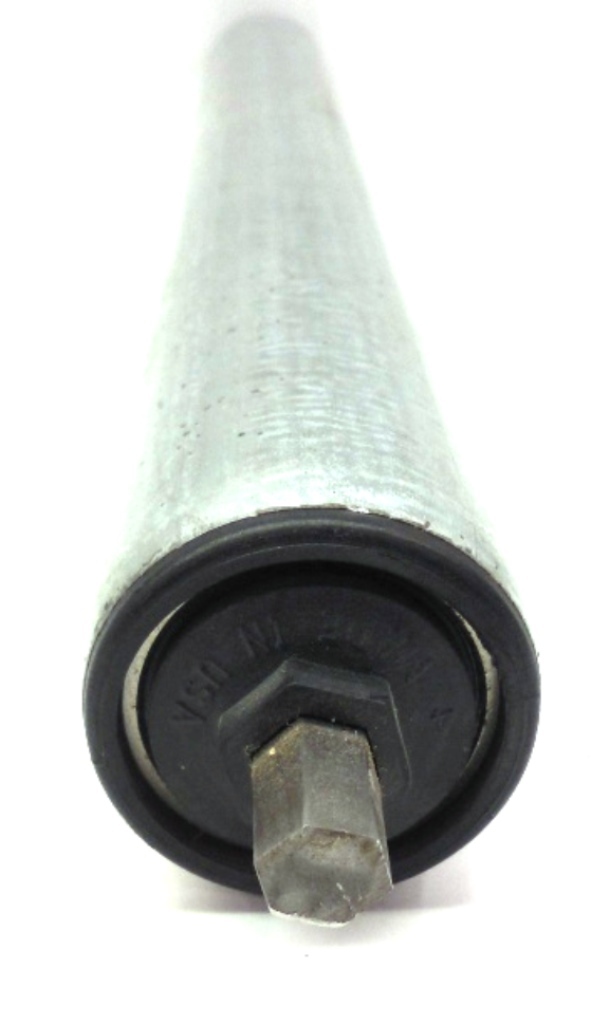 UNKNOWN BRAND CONVEYOR ROLLER REPLACEMENT, 17 1/8″ L, 1 7/8″ OD, 7/16″ SHANK