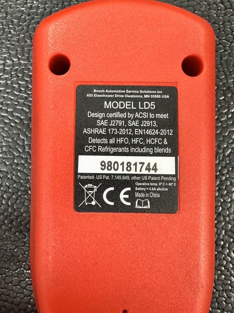 ROBINAIR LD5 Dual Mode Refrigerant Leak Detector (PD1122702)