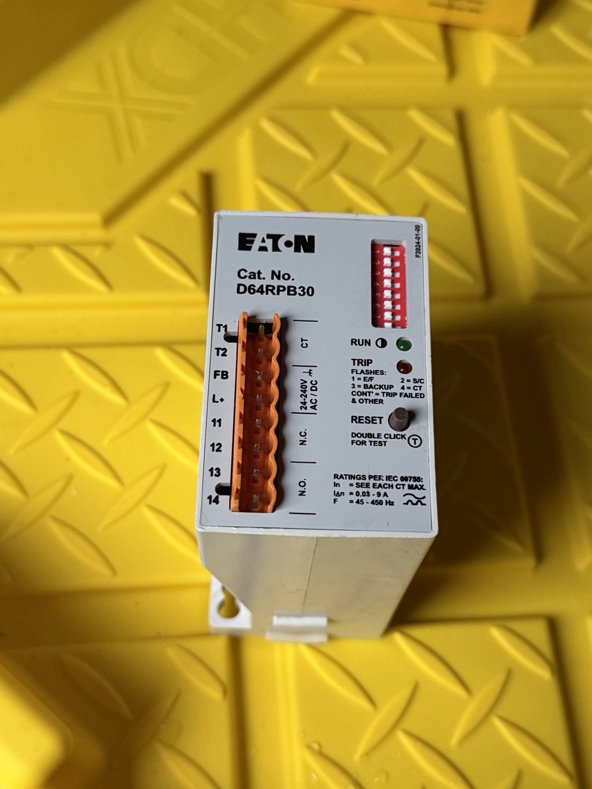 Eaton Cutler Hammer D64RPB30 D64 Ground Fault Relay