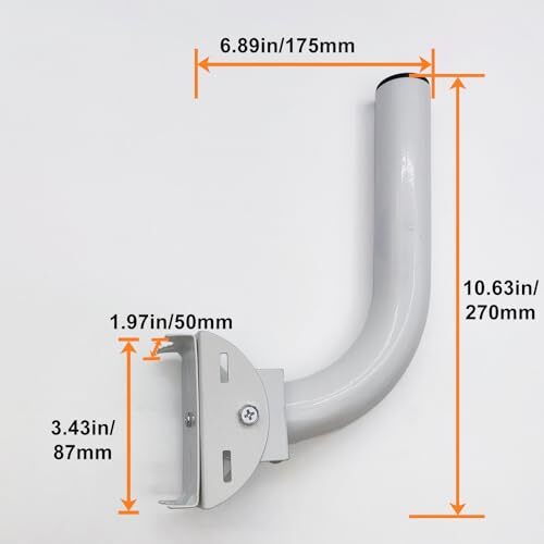 Universal Wireless Bridge Bracket Mount, Pole and Wall-Mounted Mount for 2 PCS