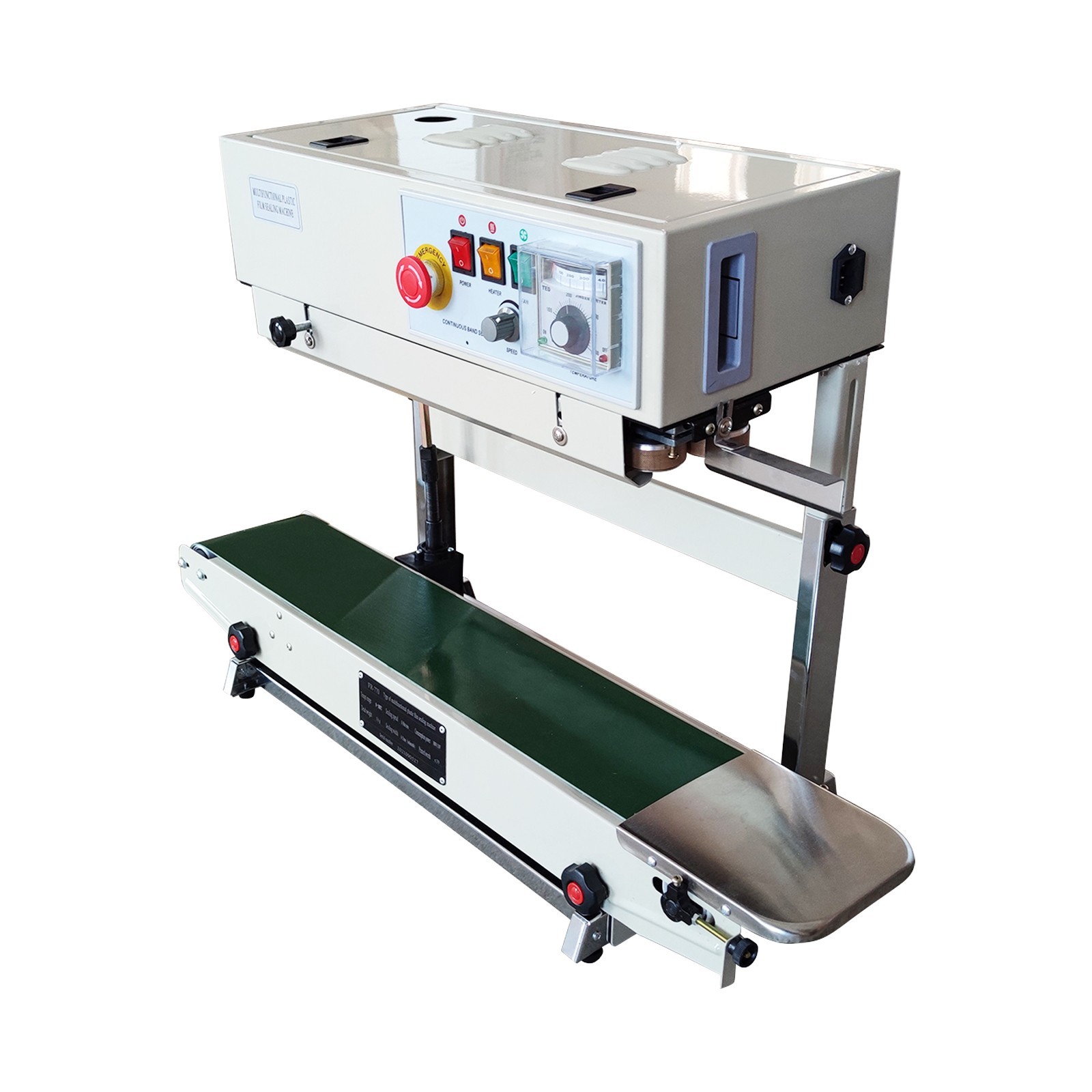 110V FR-770 Vertical Continuous Plastic Film Sealing Machine Bag Sealer 6-12MM