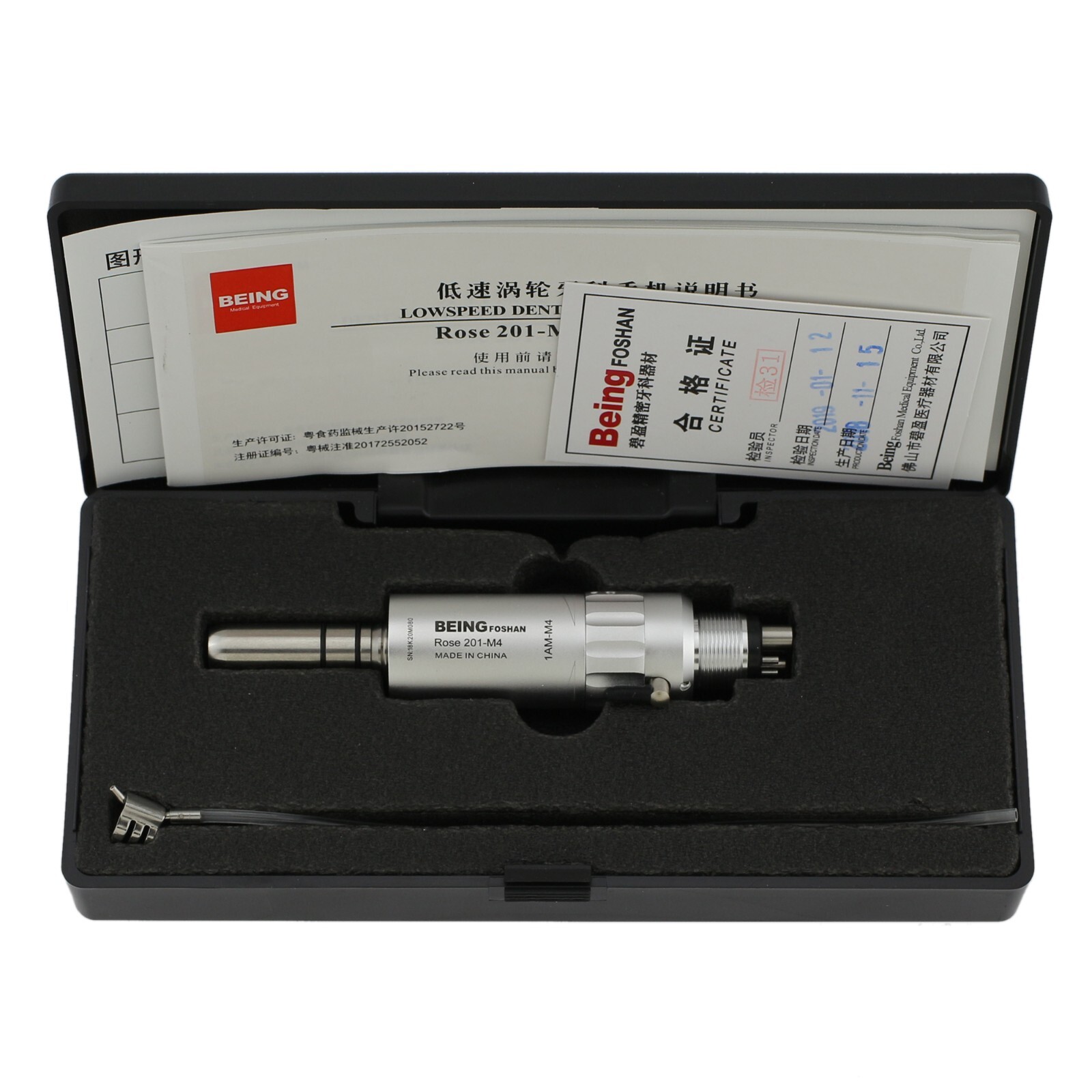 COXO BEING Dental Air Motor 4 6 Hole Slow Speed Handpiece E Type LED Fiber Optic