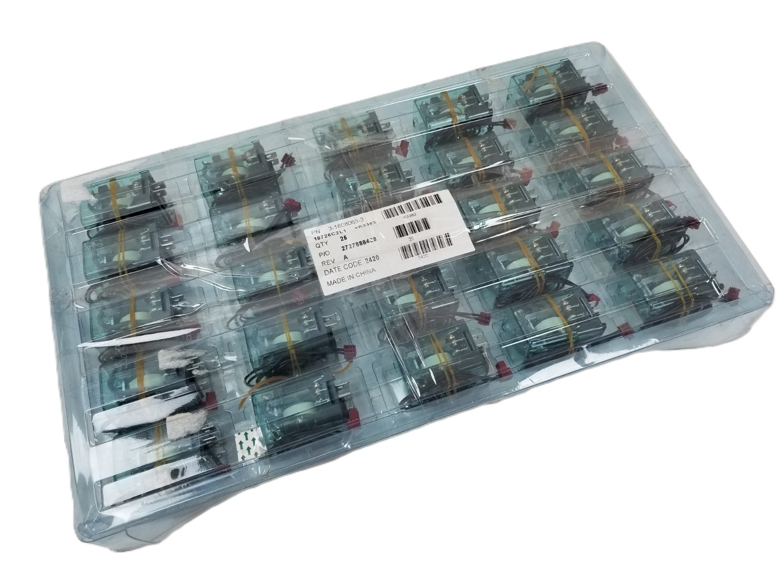 25 Potter&Brumfield TE 187-26C2L1 3-1608065-3 20A 24V General Purpose Relay NEW