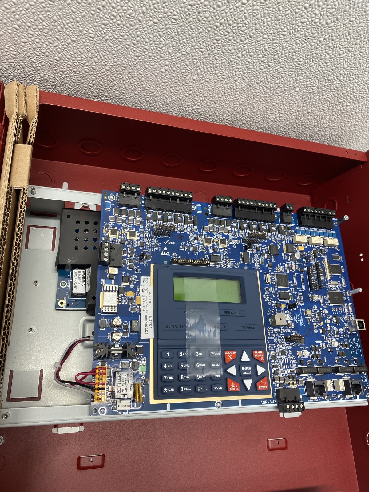 FireLite MS-10UD-7 10-Zone Fire Control Panel
