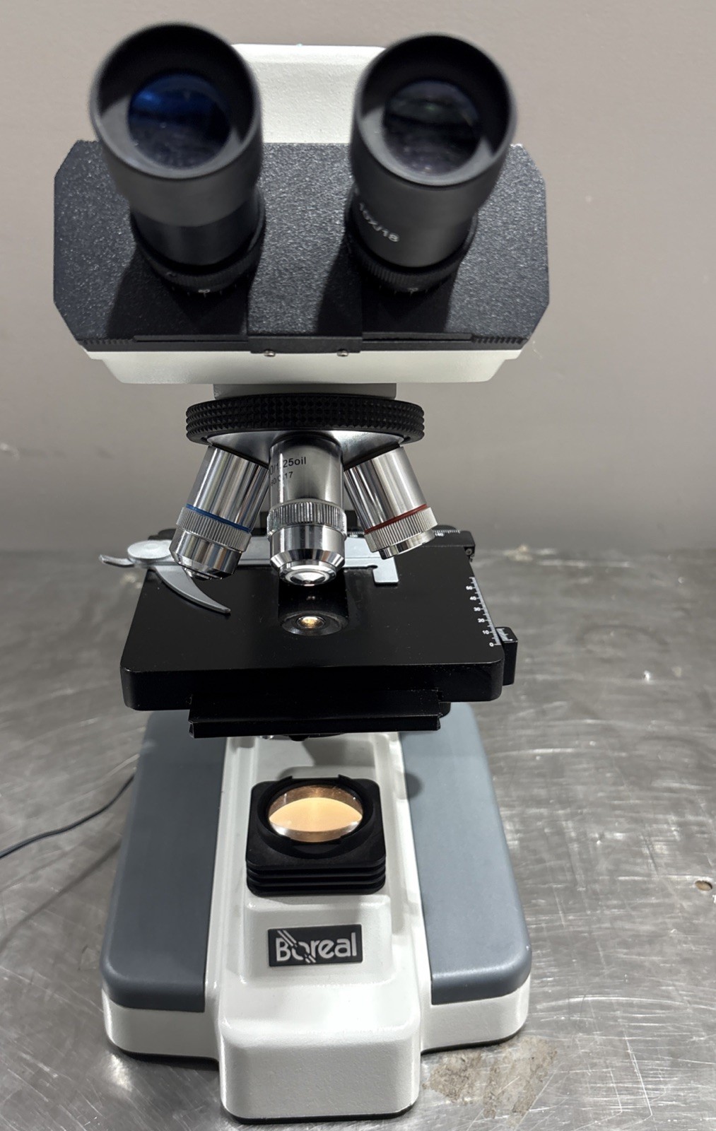 Boreal DMB1-223 Compound Microscope 4x 10x 40x 100x Objectives 57900-03