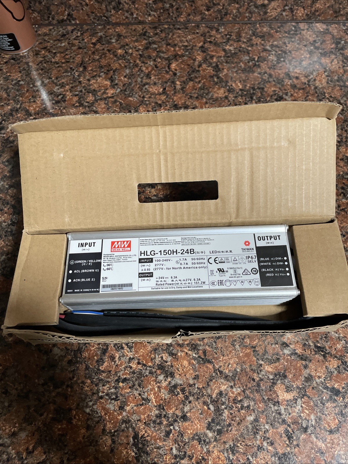 Mean Well HLG-150H-24B
