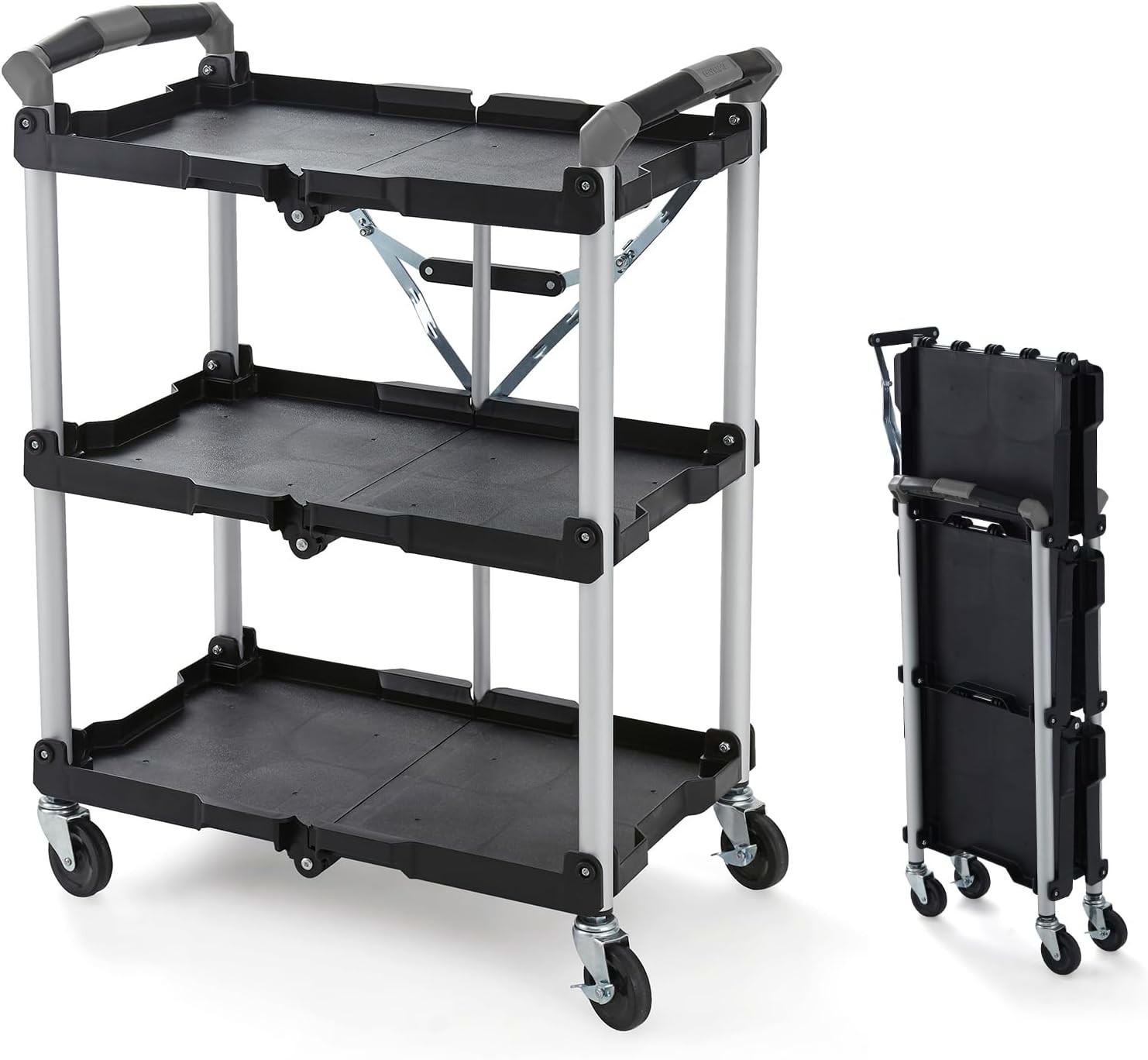OLYMPIA TOOLS 85-188 PACK-N-ROLL FOLDING COLLAPSIBLE SERVICE CART, 150LB-NEW!!!